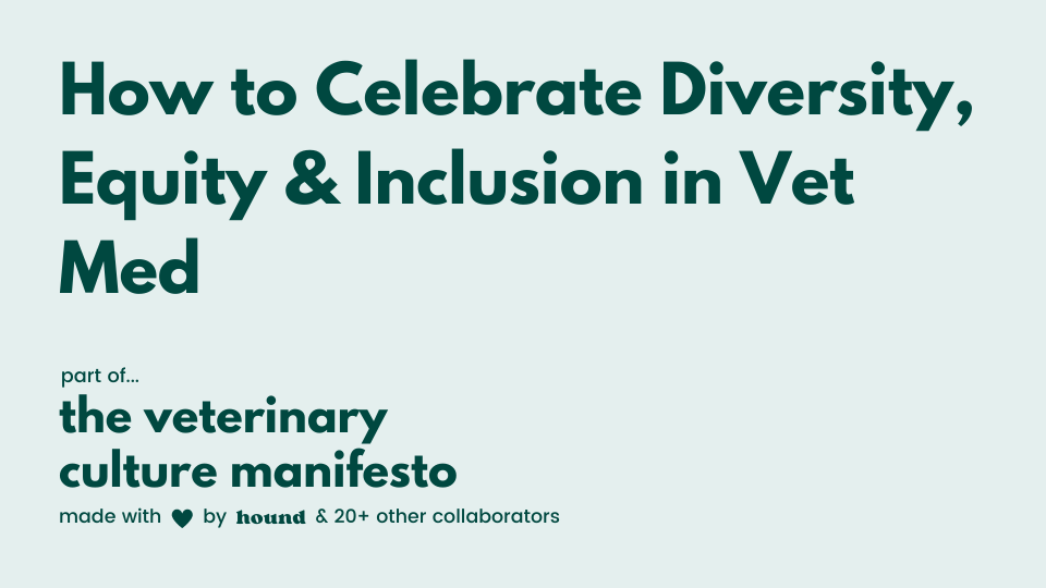 How to Celebrate Diversity in Veterinary Medicine